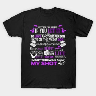 Broadway Motivational Quotes T-Shirt